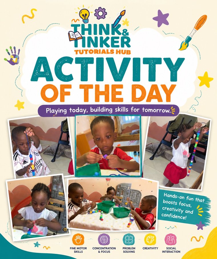 Children exploring colors and patterns through play